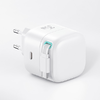 USAMS Töltő 1xUSB-C visszahúzható USB-C kábellel (csak fej) PD+QC 35W Gan Gyors Töltés fehér - 3. kép
