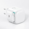 Hálózati USB-C töltő adapter USAMS 1xUSB-C visszahúzható USB-C kábellel (csak fej) PD+QC 35W GaN gyorstöltés fekete - 3. kép