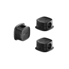 Baseus - Kábelrendező Lite Series mágneses (B01331106111-00) - 3 db, 3M ragasztó - Fekete