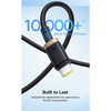 MacBook Piros / Fekete Baseus - Data Cable Dura Series (P10377803U03-01) - Gyors töltés, Type-C, PD 240W, 480Mbps, 1m - 2. kép