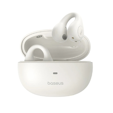 Wireless Earbuds Baseus AirGo AS01 – Sporthoz, Bluetooth 5.3, zajcsökkentés, 2-Mikrofonos ENC – Fehér