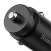 Baseus Autós Töltő Kör alakú Fém (CCALL-BS01) - Type-C, USB, PPS 30W, Multi Protokoll - Fekete - 4. kép