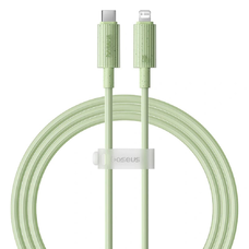 Data Cable Habitat Series Type-C to Lightning, Gyors töltés, 20W, 480Mbps, 2m - Természetes Zöld Baseus