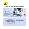 Data Cable Pathfinder Series Type-C to Type-C, 100W, 1m, Retractable - Nebula Purple Baseus - 1. kép