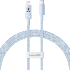 USB-C to Lightning Gyors Töltőkábel Baseus - Data Cable Gem (P10373001311-00) 20W, 1m - Galaxy Kék