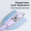 Baseus - Adatkábel Gem (P10373001511-00) - USB-C Lightninghez, Gyors töltés 20W, 1m - Nebula Purple - 0. kép