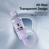 Baseus - Adatkábel Gem (P10373001511-00) - USB-C Lightninghez, Gyors töltés 20W, 1m - Nebula Purple - 2. kép