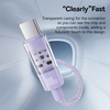Baseus - Adatkábel Gem (P10373001511-00) - USB-C Lightninghez, Gyors töltés 20W, 1m - Nebula Purple - 4. kép