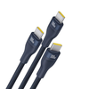 Baseus - Adatkábel Flash sorozat 3 (P10377503321-00) - Gyors töltés, USB-C 3x Type-C, 3 az 1-ben, PD100W, 480Mbps, 1,5m - Kék - 1. kép