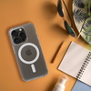 iPhone 11 Fagy Mag Safe tartóval kompatibilis átlátszó fagyos tok - 3. kép