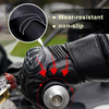 Motorkerékpár / ATV / Robogó - Techsuit Érintőkijelzős Kesztyűk (OG106) - Juhbőr, Vízálló, Méret L - Fekete - 3. kép