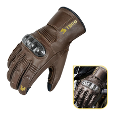 Motor/ATV/Roller Vízálló Érintőképernyős Kesztyű Techsuit (OG106) Juhbőr, Méret XL - Barna