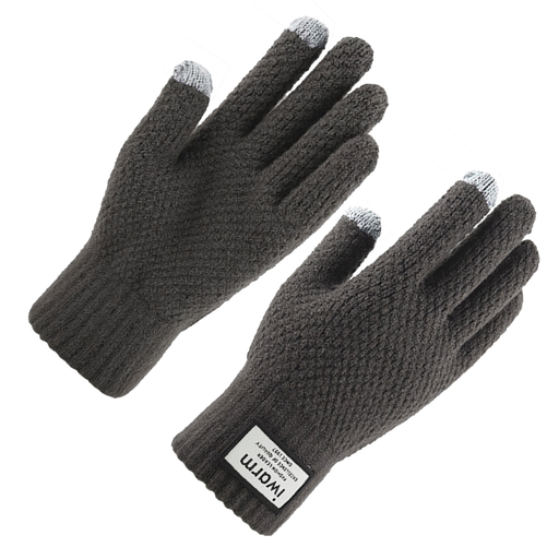 Touchscreen Kesztyű (ST0007) iWarm - Gyapjú - Szürke