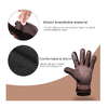 Touchscreen Gloves Techsuit - Fekete, Puha és Meleg PU Anyagú, Egyméretű kesztyű (OG101) - 2. kép