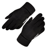 Érintőképernyős kesztyű Techsuit - Suede (ST0009) - PU bőr, plüss bélés - Fekete - 0. kép