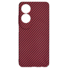 Oppo A60 4G - Techsuit - Carbonite FiberShell - Piros tok - 2. kép
