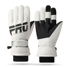 Síeléshez Techsuit Touchscreen Gloves Pro (OG104) - Kesztyű, vízálló, méret L - Fehér