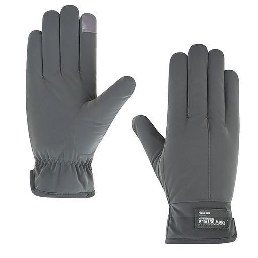 Síelés Techsuit Érintőképernyős Kesztyűk (OG103) - Szuper Meleg, Divatos, Egy méret - Szürke.