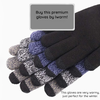 Iwarm Kesztyűk (ST0018) - Premium Gyapjú, Csúszásmentes Részletekkel, Méret 21cm - Fekete - 1. kép