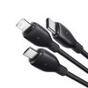 Baseus Ultra-Fast adatkábel (P10376303121-00) - Gyors töltés, USB-Micro-USB, Lightning, USB-C, 3.5A, 1.3m - Fekete - 0. kép