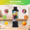 Hordozható turmix Techsuit BP1 - Type-C kábellel, Újratölthető, 700ml, 20000rpm, 6000mAh - Fekete - 2. kép