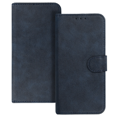COMMON Univerzálne puzdro na flip (VEĽKOSŤ S) Iphone 12/13/Samsung S6/A5 2016/Xcover 4/S22/Huawei P8 2017 tmavomodré puzdro