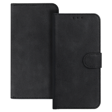COMMON Univerzálne flip puzdro (VEĽKOSŤ L) Iphone 6 Plus/7 Plus/8 Plus/Xs Max/11 Pro Max/Samsung S20 FE/S21 FE/S10 Plus/A10/A32/A54/Xiaomi 12 Lite/Huawei P30 Pro čierne puzdro
