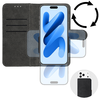 COMMON Univerzális fliptok (MÉRET L) Iphone 6 Plus/7 Plus/8 Plus/Xs Max/11 Pro Max/Samsung S20 FE/S21 FE/S10 Plus/A10/A32/A54/Xiaomi 12 Lite/Huawei P30 Pro fekete tok - 2. kép