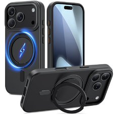 iPhone 17 Pro Tech-protect Magring Magsafe matné čierne puzdro