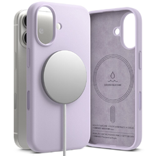 iPhone 17 Ringke Szilikon Mágneses Magsafe Világoslila tok