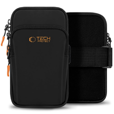 Tech-Protect M7 Univerzális Sport Karszalag Fekete/narancs