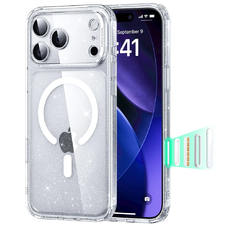 iPhone 17 Pro Max ESR - Classic Hybrid HaloLock - Átlátszó Csillogó tok