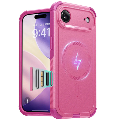 iPhone 17 Air ESR - Cyber Halolock - Pink tok iPhone 17 Air ESR - Cyber Halolock - Pink tok