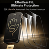 iPhone 17 Pro Max ESR Corning UltraFit (3 pack) - Átlátszó üvegfólia - 3. kép