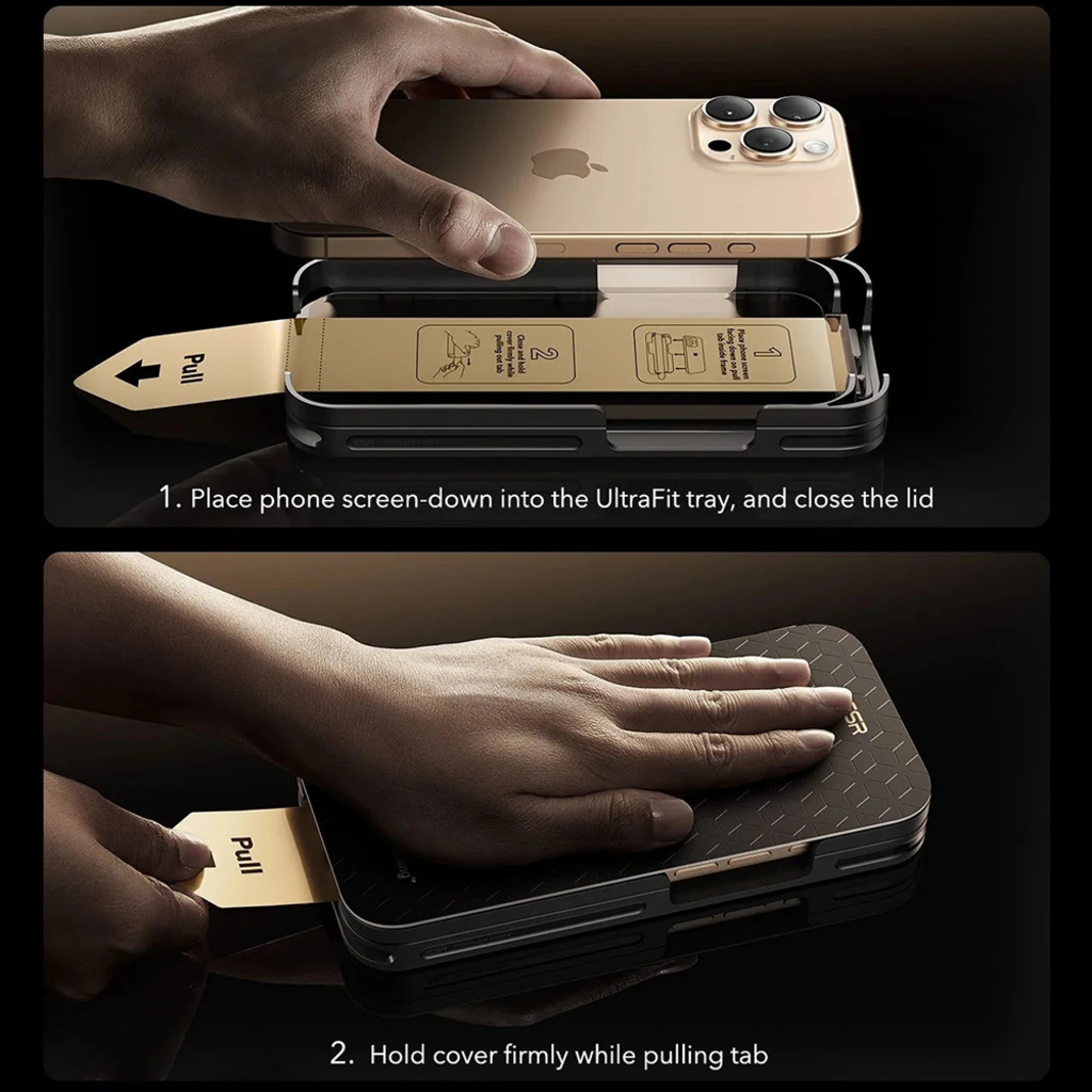 iPhone 17 Pro Max ESR Corning UltraFit (3 pack) - Átlátszó üvegfólia - 8