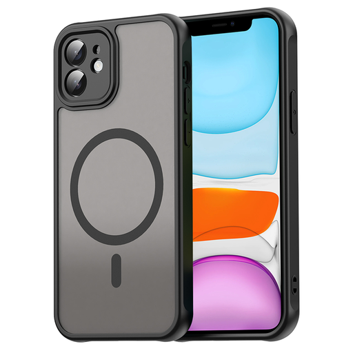iPhone 11 Fekete Techsuit HaloFrost II MagSafe tok