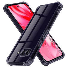 Google Pixel 9a Füst Fekete Techsuit - Shockproof Clear Silicone tok