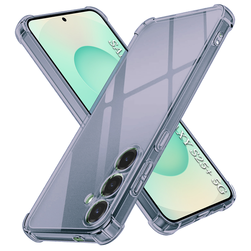 Samsung Galaxy S25 Plus Techsuit sokkvédő áttetsző szilikon tok - Füstfekete Samsung Galaxy S25 Plus Techsuit sokkvédő áttetsző szilikon tok - Füstfekete