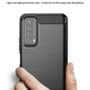 Huawei P Smart 2021 Fekete Techsuit - Carbon Silicone tok - 0. kép