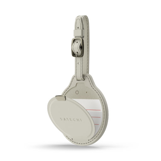 Satechi Vegan-Leather FindAll Luggage Tag - Sand