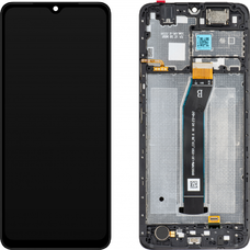 LCD Kijelzőmodul MP Xiaomi Redmi A3-hoz, Utángyártott, Fekete, kijelzőmodul