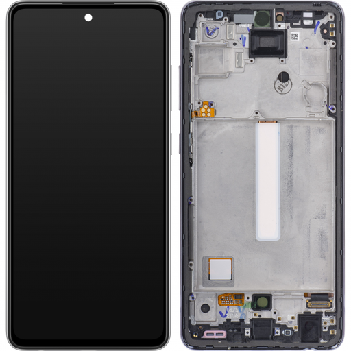 LCD kijelző modul Samsung Galaxy A52 5G A526 / A52 A525, fekete
