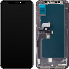 LCD kijelzőmodul ZY Apple iPhone XS készülékhez, In-Cell verzió, fekete