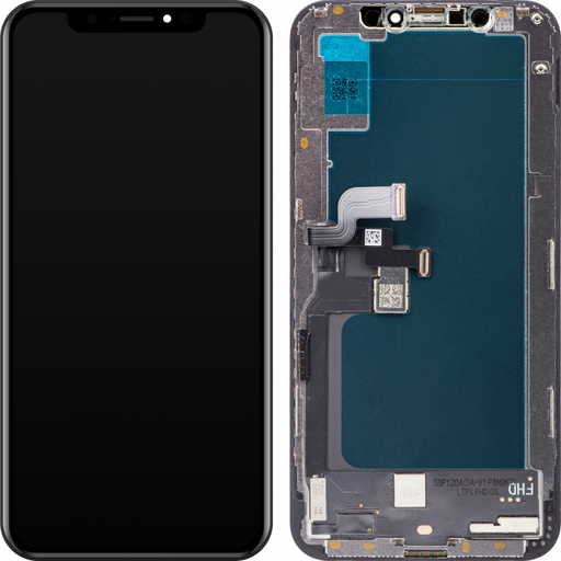 LCD kijelzőmodul ZY Apple iPhone XS készülékhez, In-Cell verzió, fekete