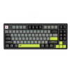 Gaming Keyboard (KB904L) Havit - Videojáték-billentyűzet USB, RGB világítással, 85 billentyű, gyors aktiválás, 1,8 m, 5V, 8kHz - Fekete / Zöld - 1. kép