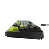 Gaming Keyboard (KB904L) Havit - Videojáték-billentyűzet USB, RGB világítással, 85 billentyű, gyors aktiválás, 1,8 m, 5V, 8kHz - Fekete / Zöld - 3. kép