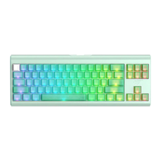 Gaming Keyboard (KB896L) Havit - USB-C, RGB világítással, 71 gombos, 1.2m, 350mA, 5V - Zöld