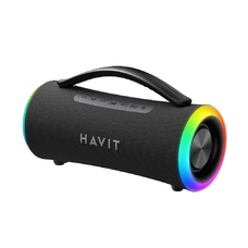 Wireless Speaker (SK834BT) Havit - Type-C, Bluetooth 5.3, TWS, TF, FM, USB, RGB világítás, IPX6, 4000mAh - Fekete