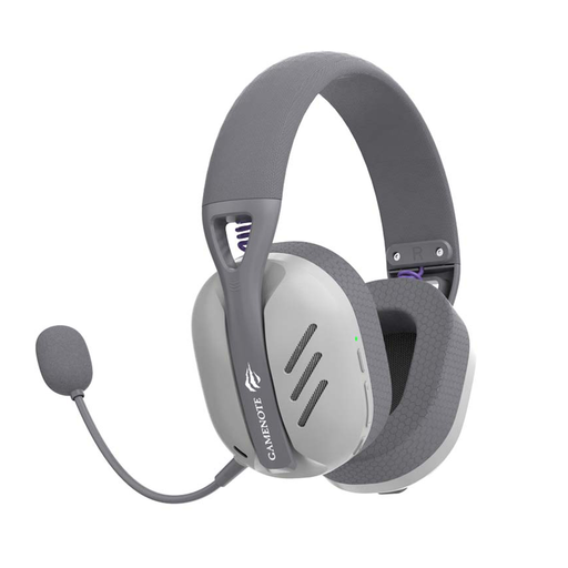 Fuxi-H3 Játékkonzol fejhallgató Havit - Vezeték nélküli, mikrofonnal, alacsony késleltetéssel, 40 mm-es hangszóróval, 600mAh, Type-C/Jack - Szürke