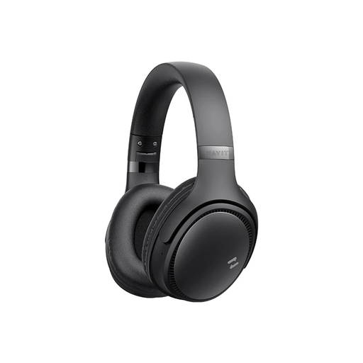 Havit - Vezeték nélküli fejhallgató (H630BT) - Bluetooth 5.3, Összecsukható, Hordozható, TF kártya, FM mód, AUX, Type-C, 500mAh - Fekete